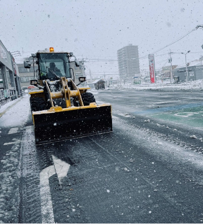 除雪作業